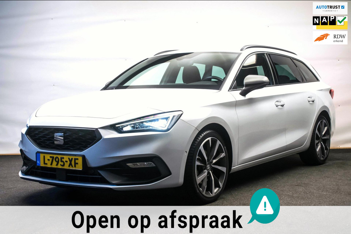 Seat León ST 1.0 eTSI FR Business Intense Automaat [ Full LED Virtual Trekhaak Carplay Sfeerverlichting Camera ]