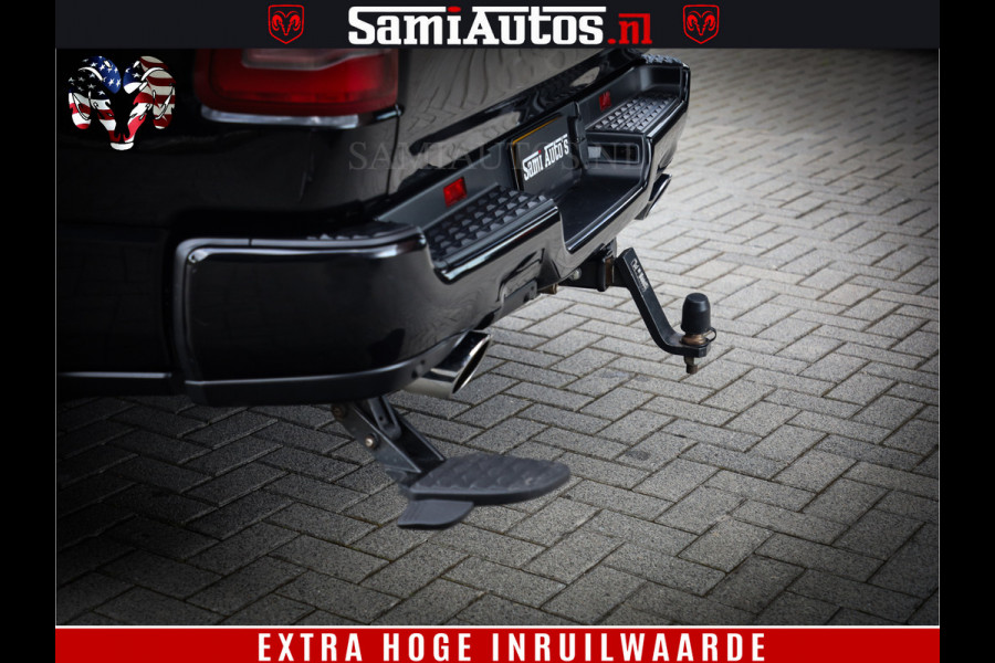 Dodge Ram 1500 LIMITED WHEELS 22 | 5.7 V8 4X4 | SPORT | UITLAAT KLEP | CAMERA | CRUISE | STOEL VERWARMING/VENTILATIE | TREKHAAK 3500Kg | CREWCAB | LED | APPLE CARPLAY | DUBBELE CABINE Comfortabele Dubbele Cabine met Royale 5 Zitplaatsen |