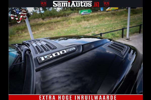 Dodge Ram 1500 LIMITED WHEELS 22 | 5.7 V8 4X4 | SPORT | UITLAAT KLEP | CAMERA | CRUISE | STOEL VERWARMING/VENTILATIE | TREKHAAK 3500Kg | CREWCAB | LED | APPLE CARPLAY | DUBBELE CABINE Comfortabele Dubbele Cabine met Royale 5 Zitplaatsen |