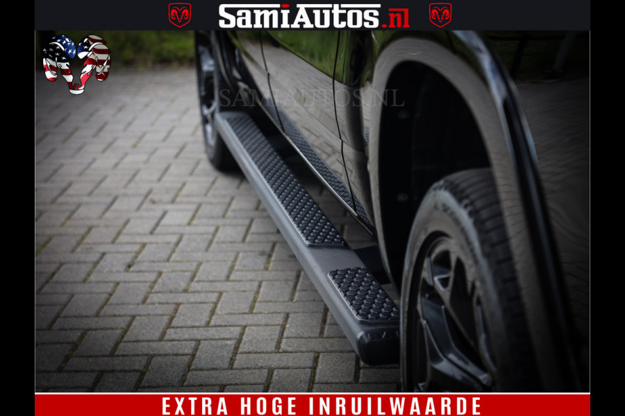 Dodge Ram 1500 LIMITED WHEELS 22 | 5.7 V8 4X4 | SPORT | UITLAAT KLEP | CAMERA | CRUISE | STOEL VERWARMING/VENTILATIE | TREKHAAK 3500Kg | CREWCAB | LED | APPLE CARPLAY | DUBBELE CABINE Comfortabele Dubbele Cabine met Royale 5 Zitplaatsen |