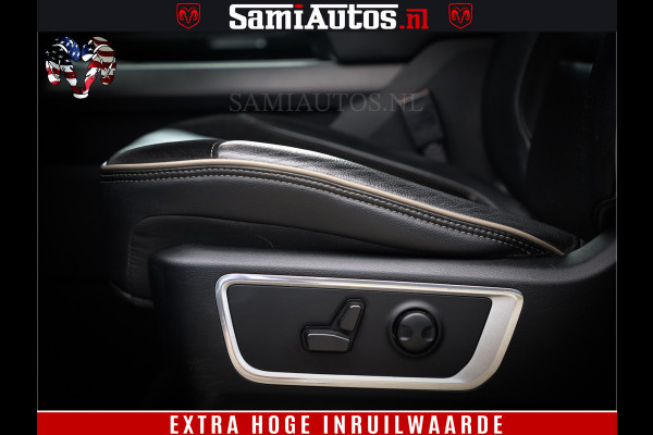 Dodge Ram 1500 LIMITED WHEELS 22 | 5.7 V8 4X4 | SPORT | UITLAAT KLEP | CAMERA | CRUISE | STOEL VERWARMING/VENTILATIE | TREKHAAK 3500Kg | CREWCAB | LED | APPLE CARPLAY | DUBBELE CABINE Comfortabele Dubbele Cabine met Royale 5 Zitplaatsen |