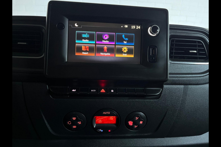 Renault Master Pick-up 2.3 Turbo 136pk euro6 L2H1 Dubbel Cabine 7persoons Airco Navigatie Trekhaak, Gereedschapkist, RIJKLAARPRIJS