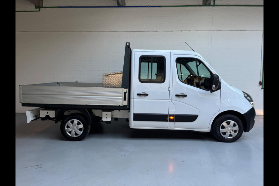 Renault Master Pick-up 2.3 Turbo 136pk euro6 L2H1 Dubbel Cabine 7persoons Airco Navigatie Trekhaak, Gereedschapkist, RIJKLAARPRIJS