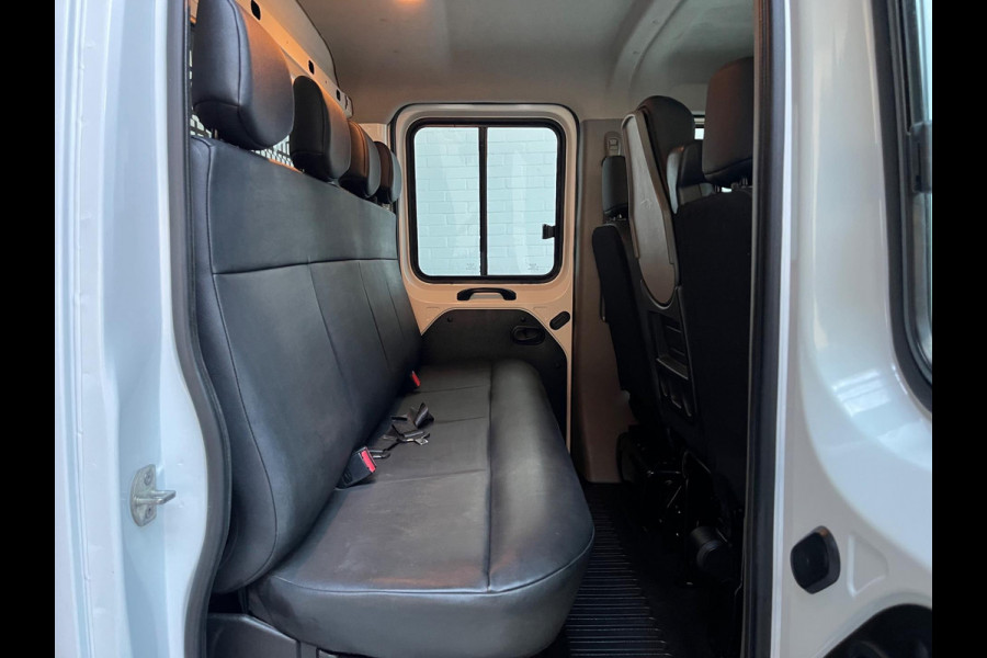 Renault Master Pick-up 2.3 Turbo 136pk euro6 L2H1 Dubbel Cabine 7persoons Airco Navigatie Trekhaak, Gereedschapkist, RIJKLAARPRIJS