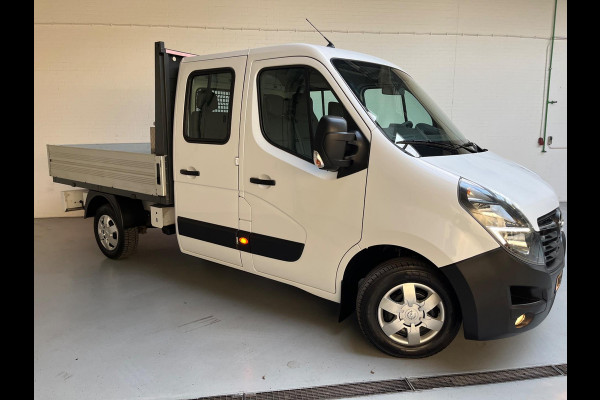 Renault Master Pick-up 2.3 Turbo 136pk euro6 L2H1 Dubbel Cabine 7persoons Airco Navigatie Trekhaak, Gereedschapkist, RIJKLAARPRIJS