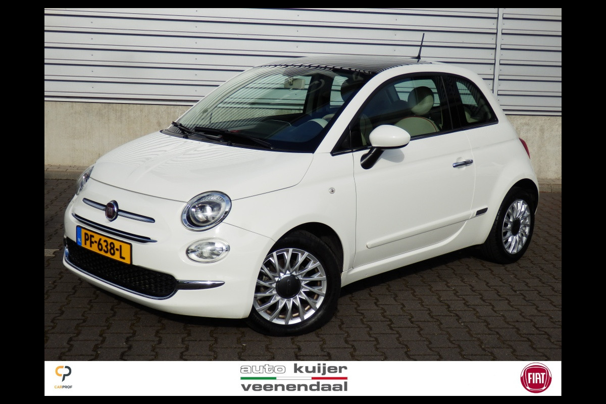 Fiat 500 80 pk. Lounge I Automaat I 18.052 km I Airco I Nav. I Park. sens Fiat 500 80 pk. Lounge I Automaat I 18.052 km I Airco I Nav. I Park. sens