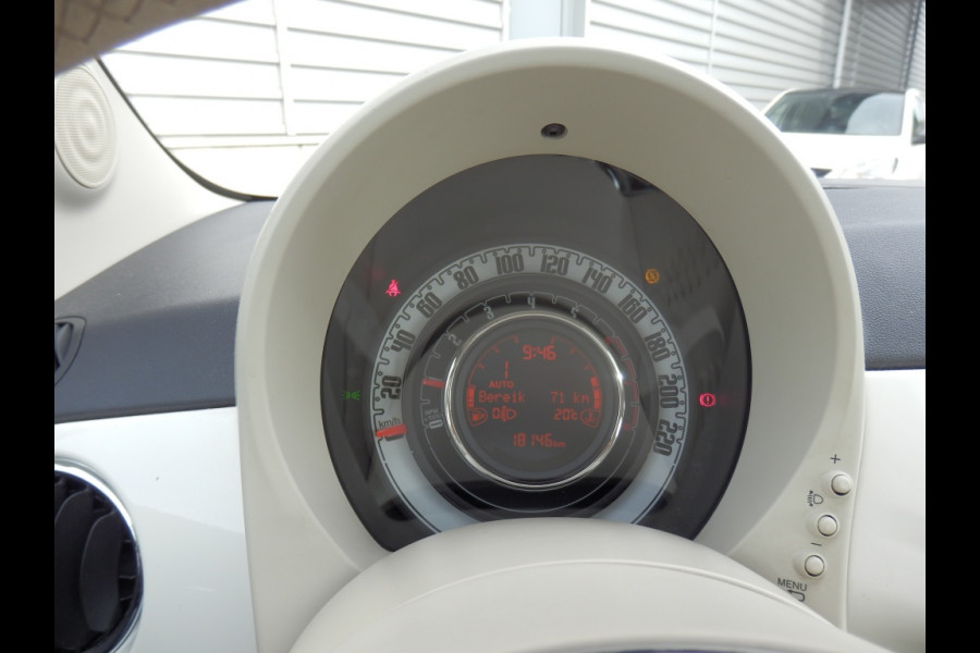 Fiat 500 80 pk. Lounge I Automaat I 18.052 km I Airco I Nav. I Park. sens