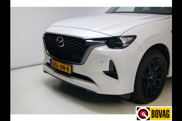 Mazda CX-60 2.5 e-SkyActiv PHEV 328 PK Homura | Panoramadak | Leer | 360 camera | Adaptive cruise | Navigatie Wegklapbare trekhaak, Stoel- stuurverwarming, Elektrische achterklep, Keyless