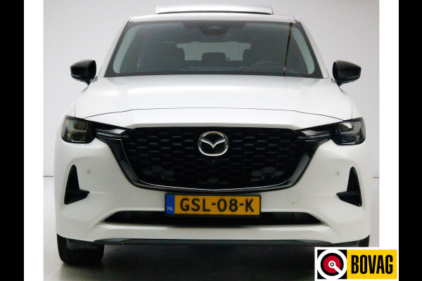 Mazda CX-60 2.5 e-SkyActiv PHEV 328 PK Homura | Panoramadak | Leer | 360 camera | Adaptive cruise | Navigatie Wegklapbare trekhaak, Stoel- stuurverwarming, Elektrische achterklep, Keyless