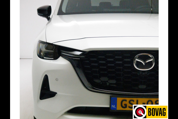 Mazda CX-60 2.5 e-SkyActiv PHEV 328 PK Homura | Panoramadak | Leer | 360 camera | Adaptive cruise | Navigatie Wegklapbare trekhaak, Stoel- stuurverwarming, Elektrische achterklep, Keyless