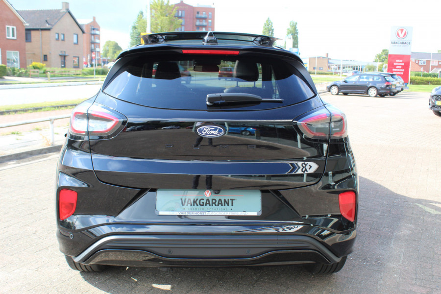 Ford Puma 1.0 EcoBoost Hybrid ST-Line X , Unieke Auto veel comfort Panoramadak , Camera rondom, Trekhaak , Navigatie Winter pack , Climate control , B en O audio surround
