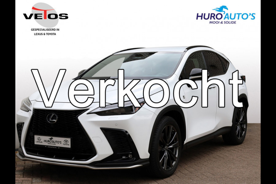 Lexus NX 450h+ AWD F Sport Line | Adaptief onderstel | 360 camera | Stoel