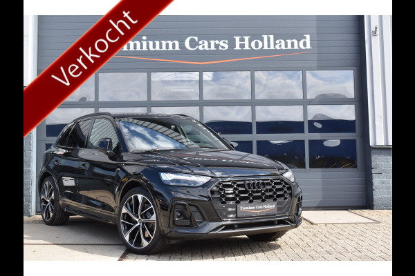 Audi Q5 50 TFSI e S-Line 299 Pk Black Ed Luchtvering Memory B&O Leder ACC Sfeer Keyless 21 Inch