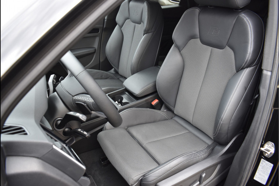 Audi Q5 50 TFSI e S-Line 299 Pk Black Ed Luchtvering Memory B&O Leder ACC Sfeer Keyless 21 Inch