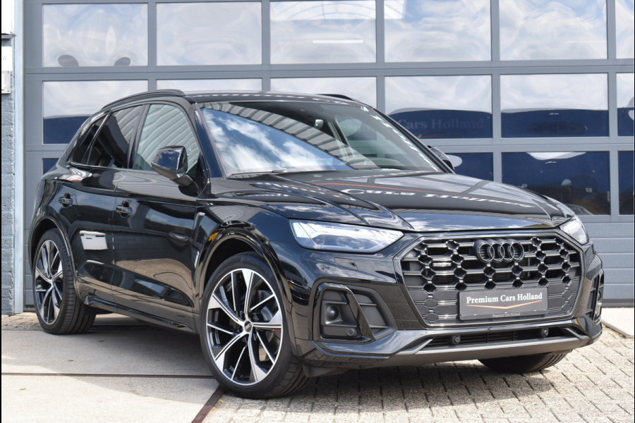 Audi Q5 50 TFSI e S-Line 299 Pk Black Ed Luchtvering Memory B&O Leder ACC Sfeer Keyless 21 Inch