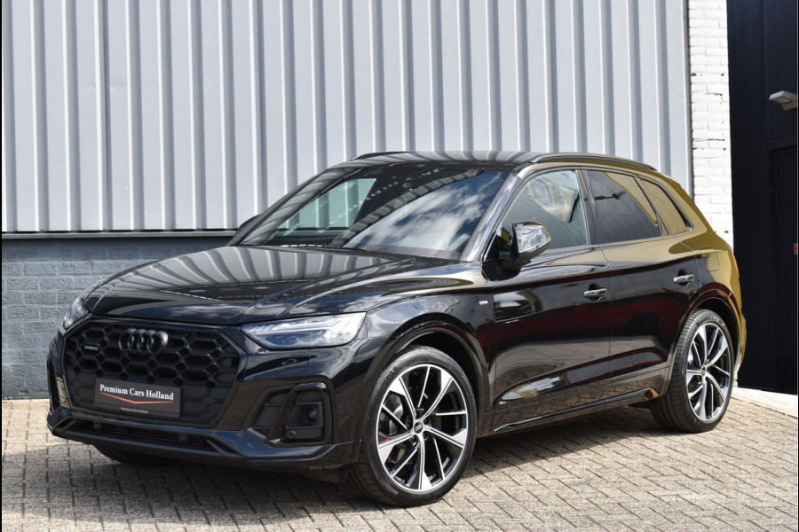Audi Q5 50 TFSI e S-Line 299 Pk Black Ed Luchtvering Memory B&O Leder ACC Sfeer Keyless 21 Inch