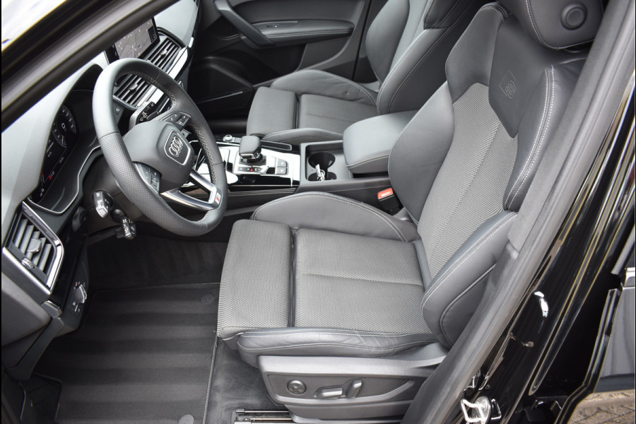 Audi Q5 50 TFSI e S-Line 299 Pk Black Ed Luchtvering Memory B&O Leder ACC Sfeer Keyless 21 Inch