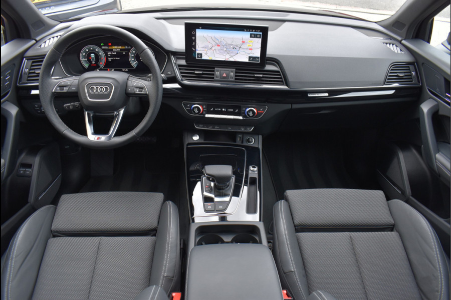 Audi Q5 50 TFSI e S-Line 299 Pk Black Ed Luchtvering Memory B&O Leder ACC Sfeer Keyless 21 Inch