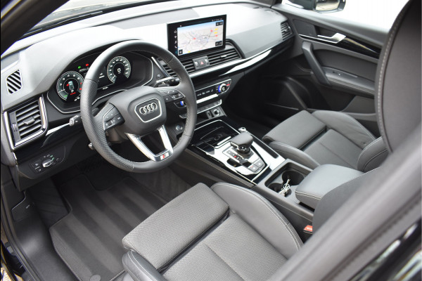 Audi Q5 50 TFSI e S-Line 299 Pk Black Ed Luchtvering Memory B&O Leder ACC Sfeer Keyless 21 Inch