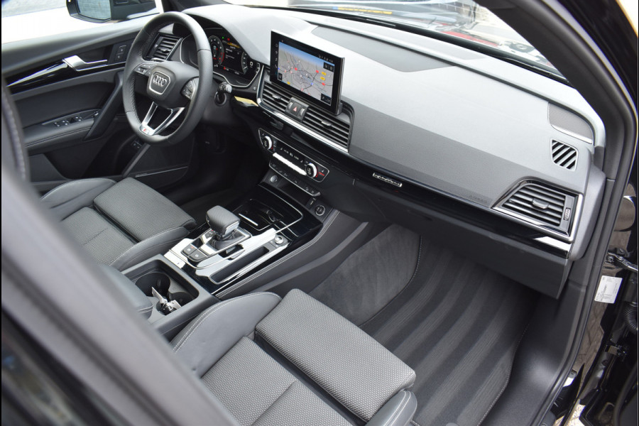 Audi Q5 50 TFSI e S-Line 299 Pk Black Ed Luchtvering Memory B&O Leder ACC Sfeer Keyless 21 Inch