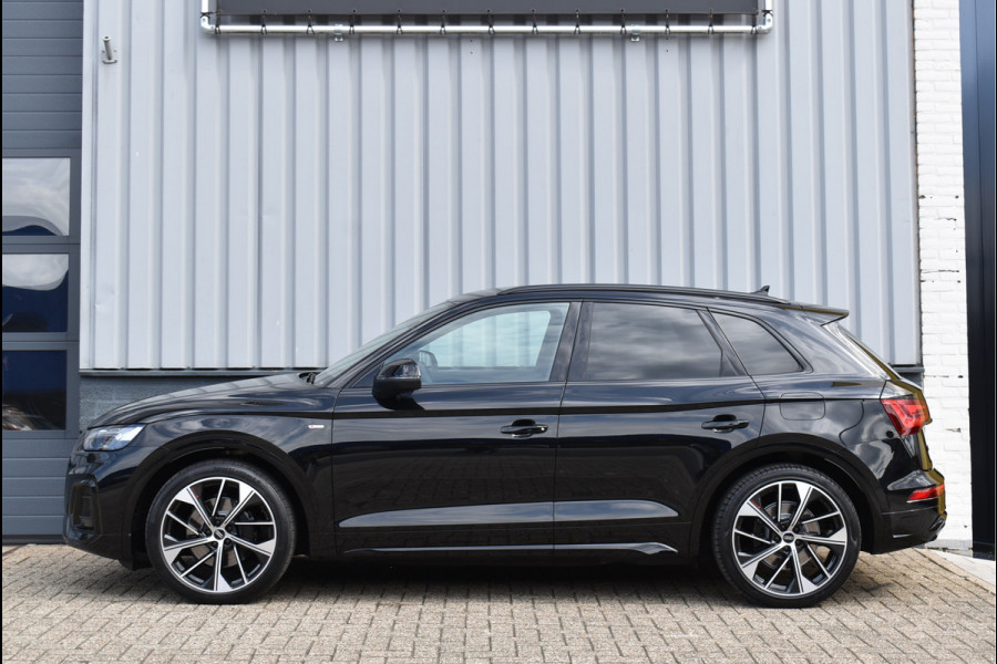 Audi Q5 50 TFSI e S-Line 299 Pk Black Ed Luchtvering Memory B&O Leder ACC Sfeer Keyless 21 Inch