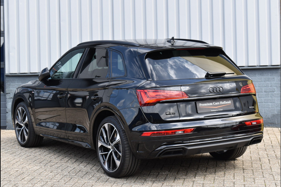 Audi Q5 50 TFSI e S-Line 299 Pk Black Ed Luchtvering Memory B&O Leder ACC Sfeer Keyless 21 Inch