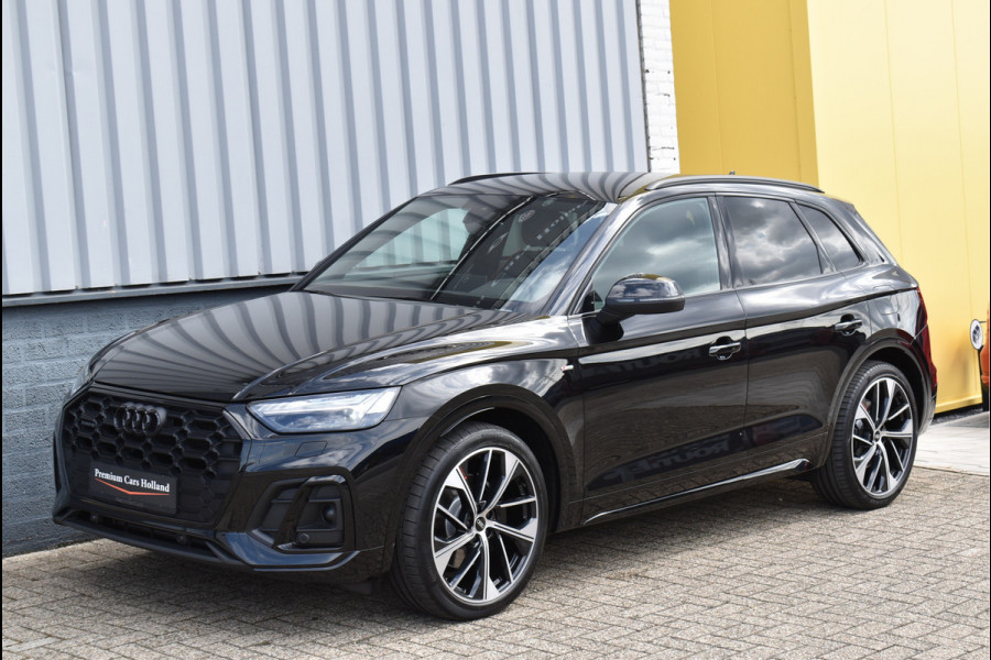 Audi Q5 50 TFSI e S-Line 299 Pk Black Ed Luchtvering Memory B&O Leder ACC Sfeer Keyless 21 Inch
