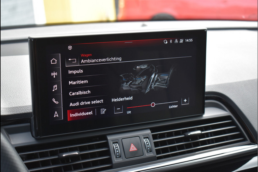 Audi Q5 50 TFSI e S-Line 299 Pk Black Ed Luchtvering Memory B&O Leder ACC Sfeer Keyless 21 Inch