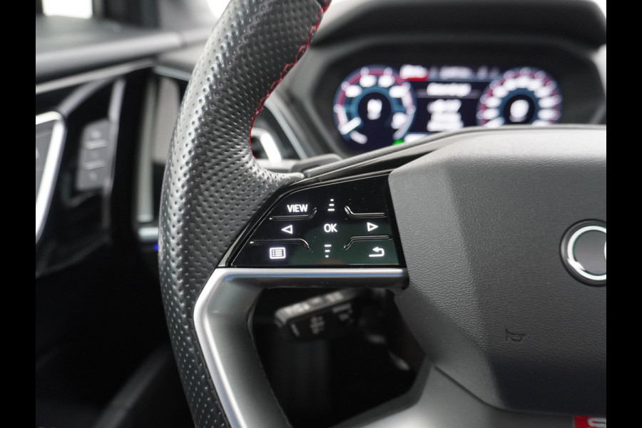 Audi Q4 e-tron 50 quattro S edition 77 kWh ELEKTRISCH PANORAMADAK | HEAD-UP DISPLAY | ADAPTIEVE CRUISE CONTROL | CAMERA | ELEKTRISCHE TREKHAAK | RIJKLAAR MET 12 MAANDEN BOVAG GARANTIE!