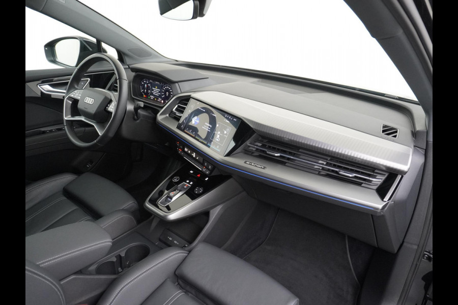 Audi Q4 e-tron 50 quattro Launch edition Advanced 77 kWh ADAPTIEVE CRUISE CONTROL | LEDEREN BEKLEDING | STOELVERWARMING | ELEKTRISCHE ACHTERKLEP | CAMERA | RIJKLAAR MET 12 MAANDEN BOVAG GARANTIE