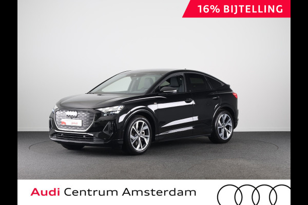 Audi Q4 Sportback e-tron 40 S edition 77 kWh 204pk | SoH 98% | Navigatie | Stoelverwarming | Dynamic pakket | 20 inch lichtmetalen velgen | Optiek pakket zwart
