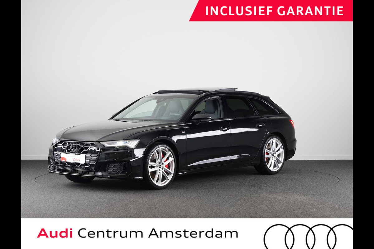 Audi A6 Avant 55 TFSI e quattro S edition Competition 367 pk S-tronic | Nappa leder | Navigatie | Panoramadak | Elektr. trekhaak | Parkeersensoren (Park assist) | Rondomzicht camera | S-Line |