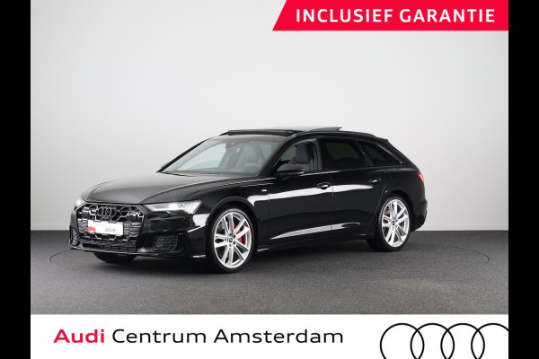 Audi A6 Avant 55 TFSI e quattro S edition Competition 367 pk S-tronic | Nappa leder | Navigatie | Panoramadak | Elektr. trekhaak | Parkeersensoren (Park assist) | Rondomzicht camera | S-Line |
