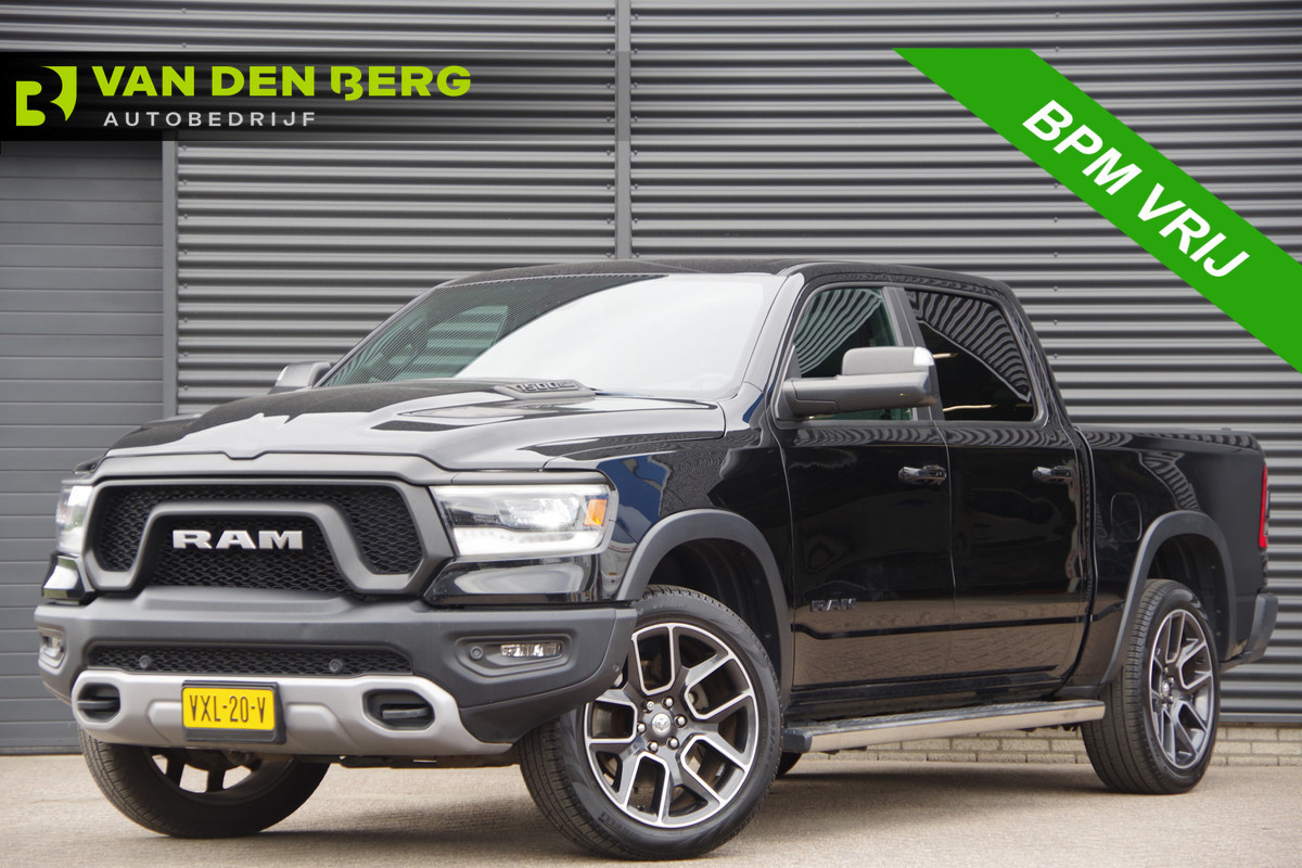 Dodge Ram 1500 5.7 V8 4x4 Crew Cab 5'7 REBEL TRX, LUCHTVERING, PANODAK, ELEKTR. STOEL, TREKHAAK, CAMERA, STOEL/STUUR VERWARMING, NAVI, CRU