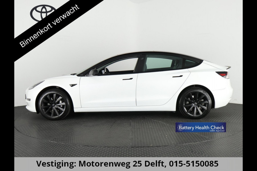 Tesla Model 3 BLACKLINE BI-TONE PANO STD ACCUTEST 86% RWD 60 kWH LEDER.NAVI.CAMERA.AUTOPILOT, STOELVERWARMING EN NOG VEEL MEER!