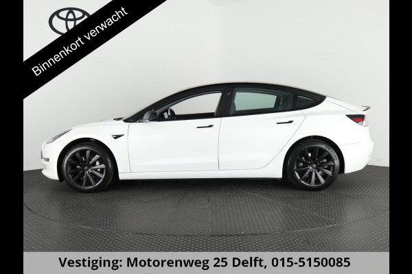 Tesla Model 3 BLACKLINE BI-TONE PANO STD ACCUTEST 86% RWD 60 kWH LEDER.NAVI.CAMERA.AUTOPILOT, STOELVERWARMING EN NOG VEEL MEER!