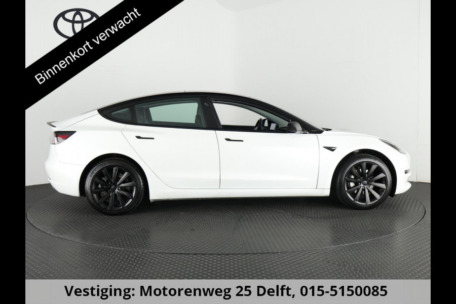 Tesla Model 3 BLACKLINE BI-TONE PANO STD ACCUTEST 86% RWD 60 kWH LEDER.NAVI.CAMERA.AUTOPILOT, STOELVERWARMING EN NOG VEEL MEER!