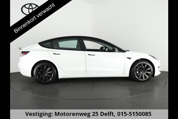 Tesla Model 3 BLACKLINE BI-TONE PANO STD ACCUTEST 86% RWD 60 kWH LEDER.NAVI.CAMERA.AUTOPILOT, STOELVERWARMING EN NOG VEEL MEER!