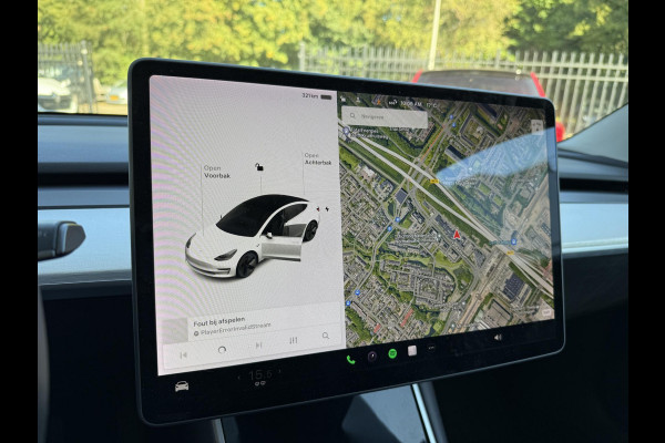 Tesla Model 3 BLACKLINE BI-TONE PANO STD ACCUTEST 86% RWD 60 kWH LEDER.NAVI.CAMERA.AUTOPILOT, STOELVERWARMING EN NOG VEEL MEER!