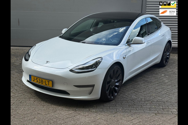 Tesla Model 3 Long Range AWD 75 kWh l Pano l AutoPilot l Camera l