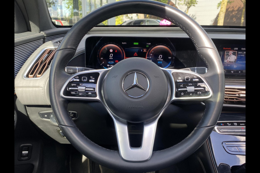 Mercedes-Benz EQC 400 4MATIC Business Solution AMG 80 kWh Adaptieve Cruise Control | 360 Camera | Stoelverkoeling + Verwarming | Trekhaak | Elektrische Stoelen met Geheugen | Unieke Km-stand | Schuifdak | Rijklaar Geleverd met 12 Maanden BOVAG Garantie!