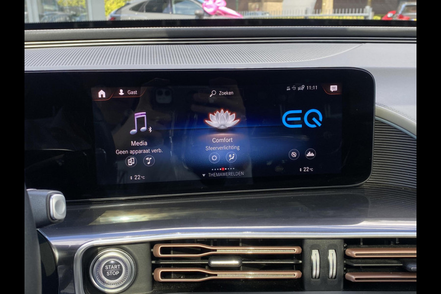 Mercedes-Benz EQC 400 4MATIC Business Solution AMG 80 kWh Adaptieve Cruise Control | 360 Camera | Stoelverkoeling + Verwarming | Trekhaak | Elektrische Stoelen met Geheugen | Unieke Km-stand | Schuifdak | Rijklaar Geleverd met 12 Maanden BOVAG Garantie!