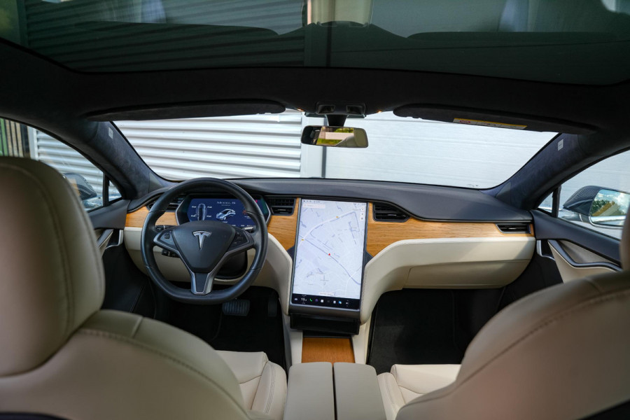 Tesla Model S Long Range Pano Navi Parkeersensoren 19"L.M. Stuurverw.