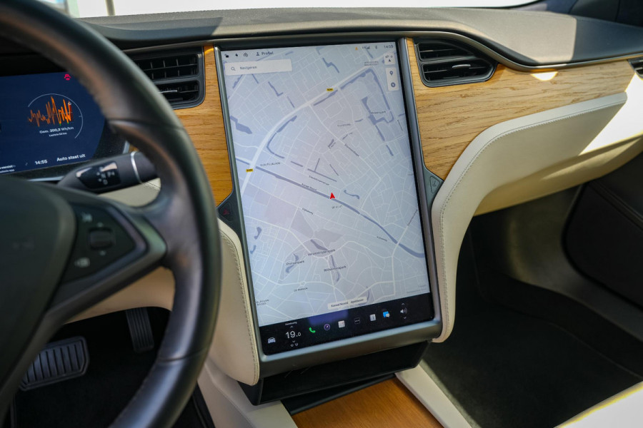 Tesla Model S Long Range Pano Navi Parkeersensoren 19"L.M. Stuurverw.