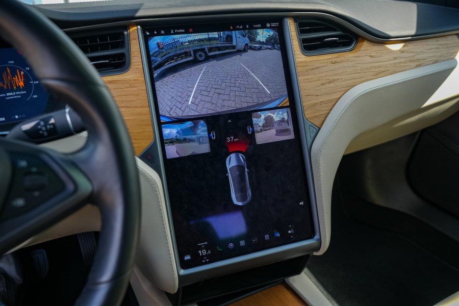 Tesla Model S Long Range Pano Navi Parkeersensoren 19"L.M. Stuurverw.