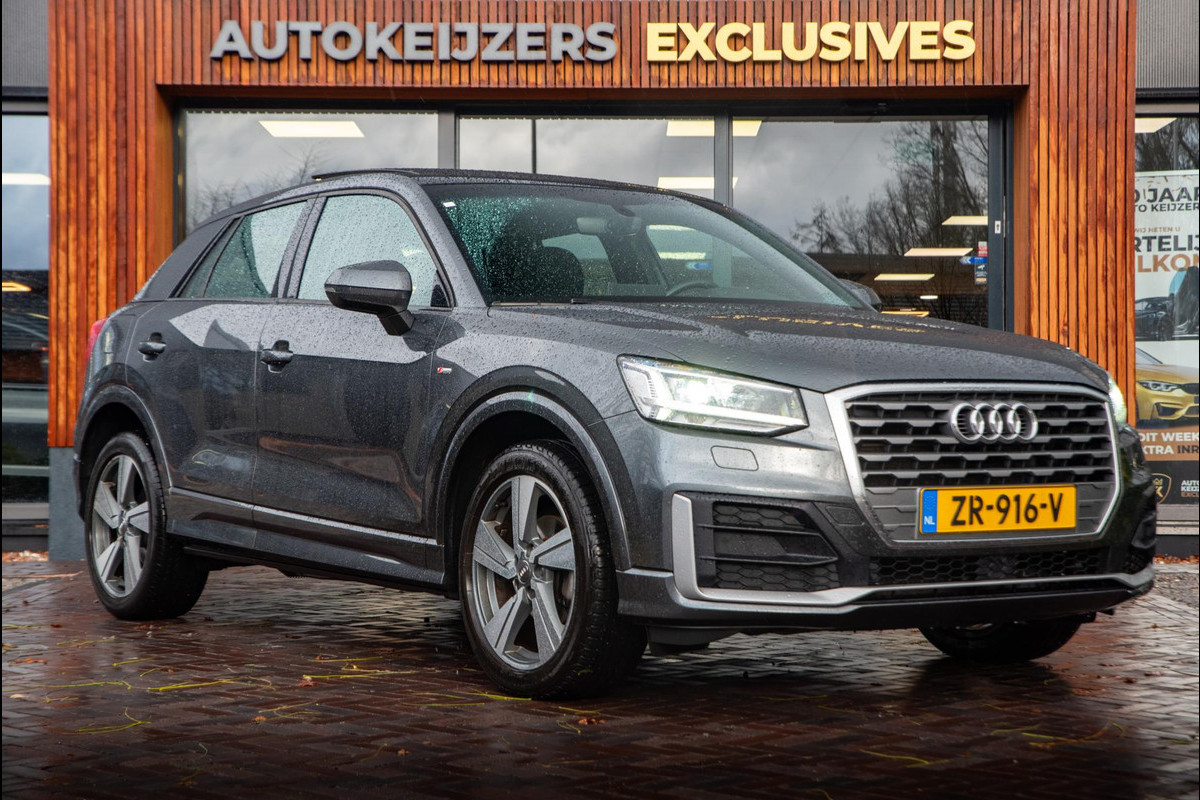 Audi Q2 35 TFSI CoD Sport S line Edition S-Line Pano Navi Cruise Clima Leer/Stof Audi Q2 35 TFSI CoD Sport S line Edition S-Line Pano Navi Cruise Clima Leer/Stof