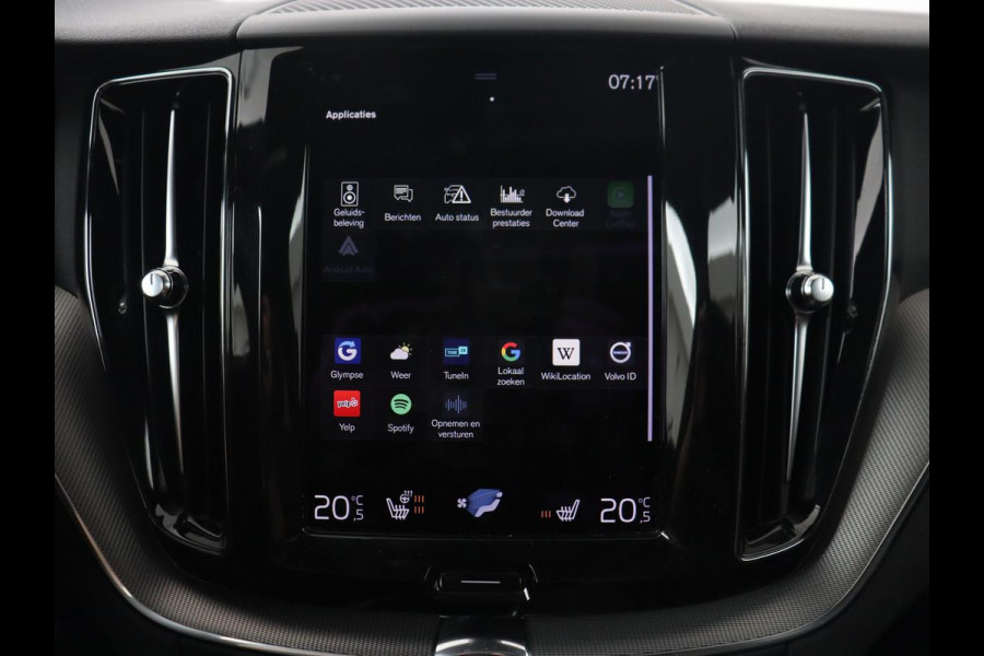 Volvo XC60 2.0 Recharge T8 AWD R Design | Panoramadak | Trekhaak | Stoel & stuurverwarming | Camera | Adaptive cruise | Harman/Kardon | Carplay | Memory | Half leder | PHEV | Plug In