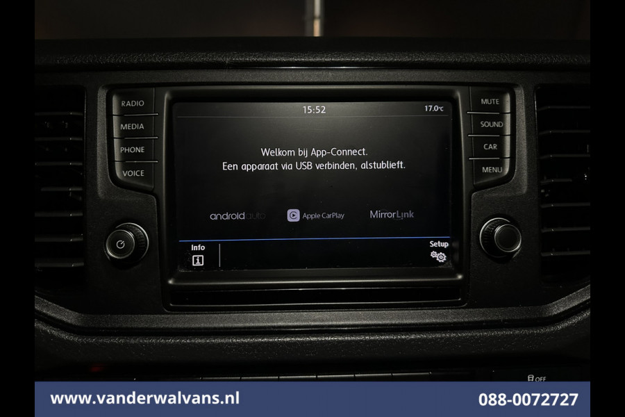 Volkswagen Crafter 2.0 TDI 140pk L4H4 L3H3 Euro6 # Airco | 2x Zijdeur | Camera | Apple Carplay android auto, bijrijdersbank, 270 gr. achterdeuren, 3000kg trekvermogen