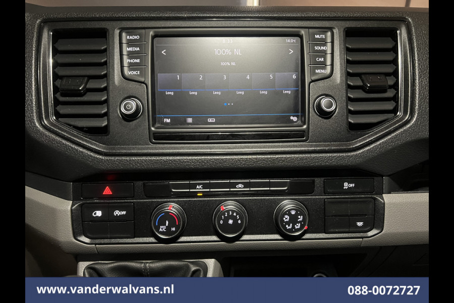 Volkswagen Crafter 2.0 TDI 140pk L4H4 L3H3 Euro6 # Airco | 2x Zijdeur | Camera | Apple Carplay android auto, bijrijdersbank, 270 gr. achterdeuren, 3000kg trekvermogen