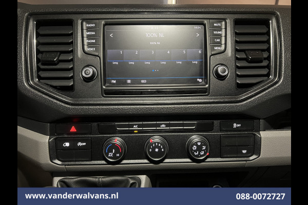 Volkswagen Crafter 2.0 TDI 140pk L4H4 L3H3 Euro6 # Airco | 2x Zijdeur | Camera | Apple Carplay android auto, bijrijdersbank, 270 gr. achterdeuren, 3000kg trekvermogen